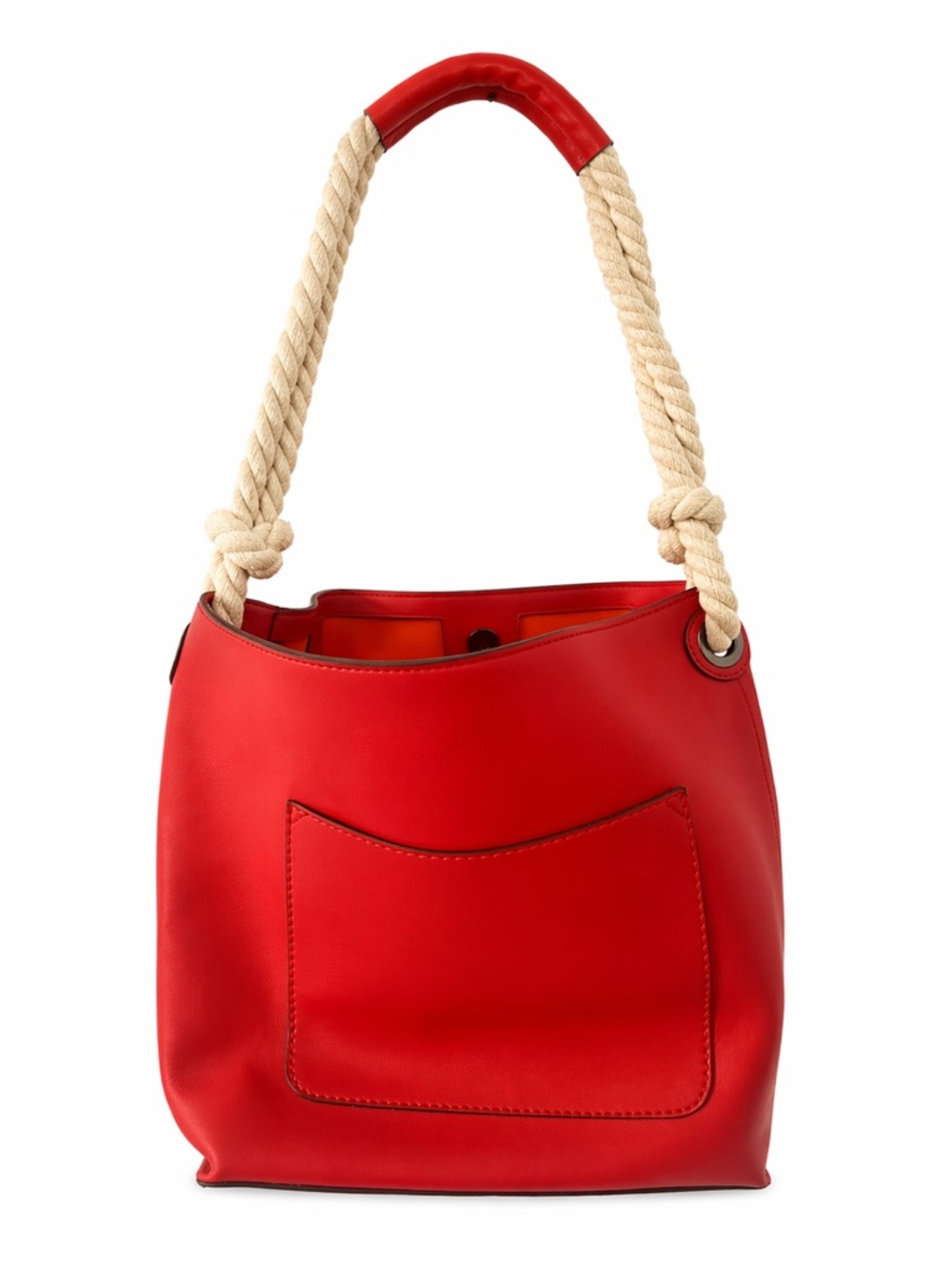 KGB Studio Red Tote Bag with Rope Handles + Pouch